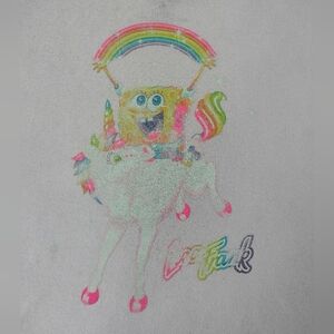 Lisa Frank SpongeBob t shirt